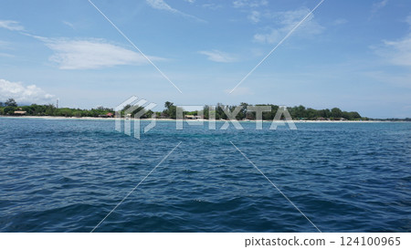 Gili Air beach at Gili island, Indonesia Gili Air beach at Gili island, Indonesia 124100965