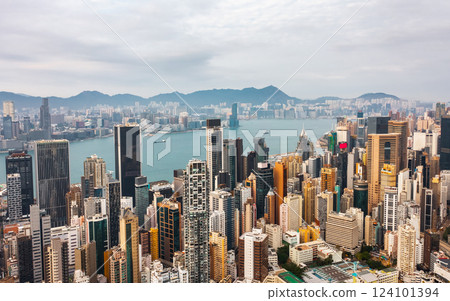 Urban landscape of Hong Kong 124101394