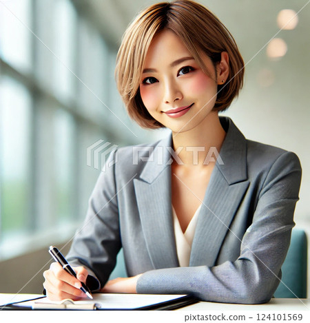 40 多歲的辦公室女士 40 多歲的辦公室女士 124101569