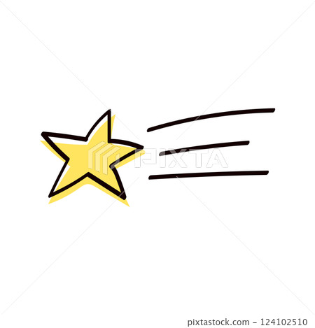 流星的例證 124102510