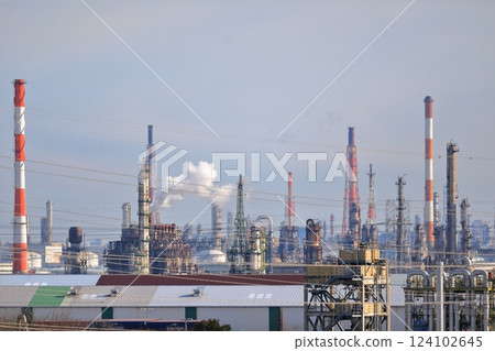 Petrochemical complex chimney (Keiyo Rinkai Petrochemical Complex) 124102645