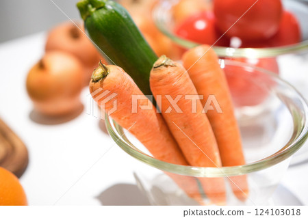 廚房裡的新鮮蔬菜 124103018