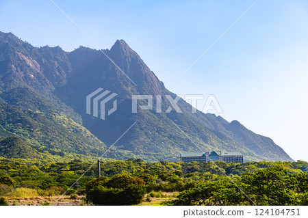 Yakushima World Natural Heritage Mountains (April) The Giant Granite Rock Mount Mochomu, Where Gods Dwell 124104751