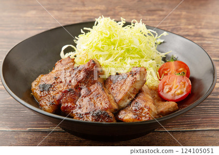 Pork loin marinated in miso Pork loin marinated in miso 124105051