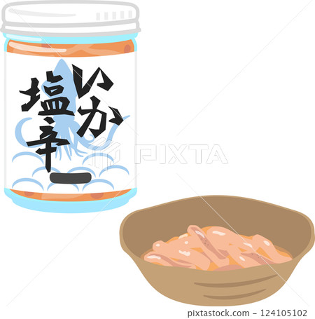 瓶裝鹹魷魚 瓶裝鹹魷魚 124105102