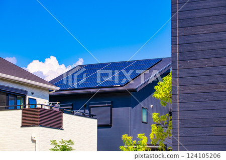 Solar-powered renewable energy housing Solar-powered renewable energy housing 124105206