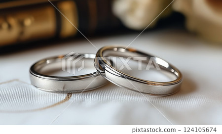 wedding ring 124105674