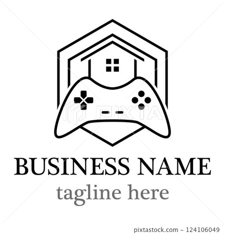 House gaming vector logo design House gaming vector logo design 124106049