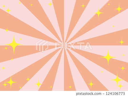 充滿活力的背景插圖，帶有閃閃發光的集中線條 124106773