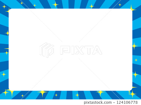 A vibrant background illustration with sparkling concentrated lines 124106778