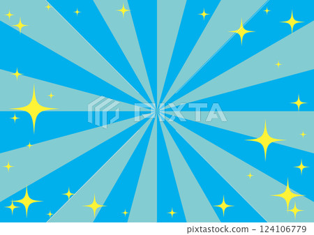 A vibrant background illustration with sparkling concentrated lines A vibrant background illustration with sparkling concentrated lines 124106779