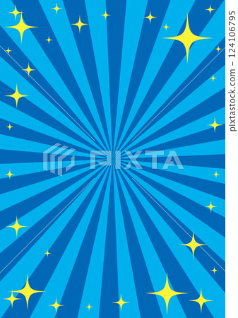 A vibrant background illustration with sparkling concentrated lines 124106795