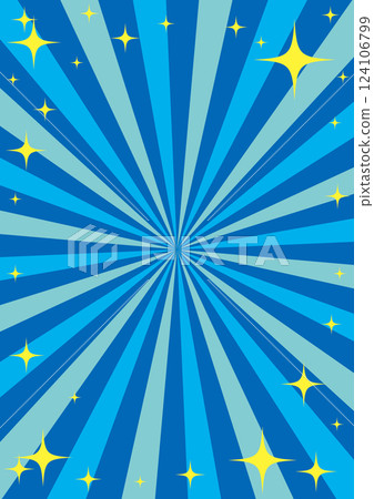 A vibrant background illustration with sparkling concentrated lines 124106799