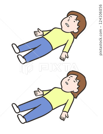 Conscious, unconscious and comatose women 124106856