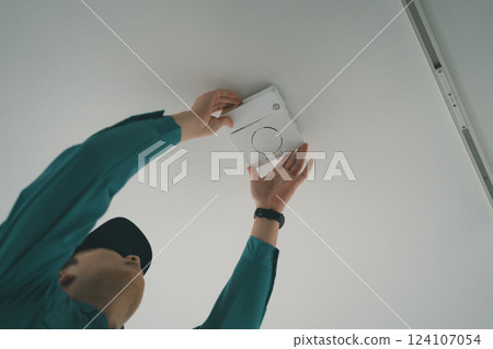 Electrician LAN construction Electrician LAN construction 124107054