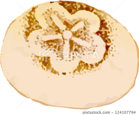 Ume-shaped baked goods 124107794