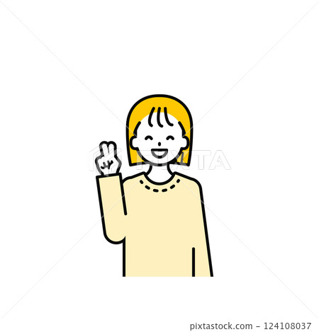 上身pose_簡單休閒服女生04 124108037