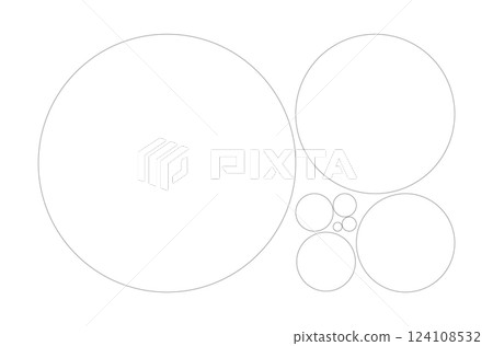 Golden ratio perfect circle 124108532