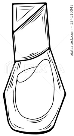 Clear asymmetrical square perfume bottle with a triangular cap Clear asymmetrical square perfume bottle with a triangular cap 124110045
