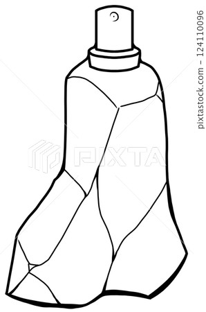 Stone-shaped perfume bottle design 124110096