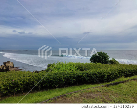 Tropical wonderful Nusa dua beach at Nusa Gede Island at Bali in Indonesia. Tropical wonderful Nusa dua beach at Nusa Gede Island at Bali in Indonesia. 124110259