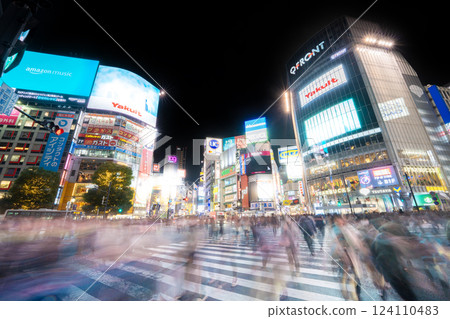 Shibuya scramble intersection Shibuya scramble intersection 124110483