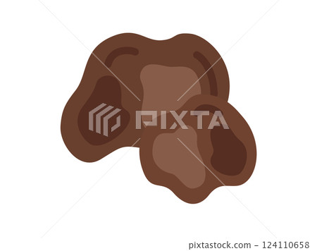 Illustration of wood ear icon 124110658