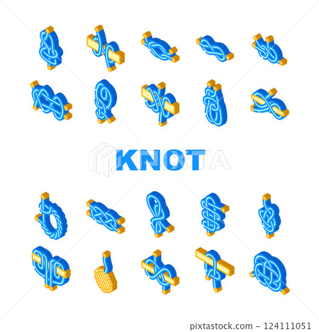 nautical knot marine ship icons set vector 124111051