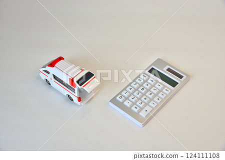 Medical expenses Medical insurance Ambulance and calculator Paid image Medical expenses Medical insurance Ambulance and calculator Paid image 124111108