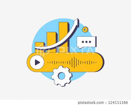 Voice message marketing with voice-based communication for outreach and growth. Audio messages, voice assistant and speech technology enhance customer interaction and digital marketing strategies Voice message marketing with voice-based communication for outreach and growth. Audio messages, voice assistant and speech technology enhance customer interaction and digital marketing strategies 124111166