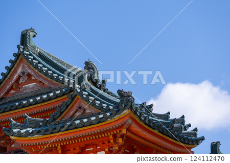 Heian Shrine: The roof of Soryu-ro 124112470