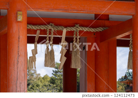 平安神宮 - 大天門注連繩 124112473