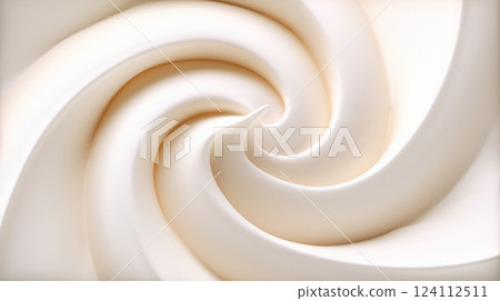 Swirling white cream. 124112511