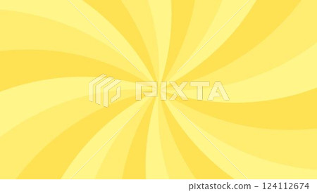 簡單彎曲的旭日背景、星爆、射線、集中線 124112674