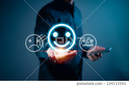 Satisfaction survey, Analyze concept of satisfaction feedback survey, Assess quality of services provided, which contribute to ranking of business's reputation. 124113541