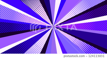 Halftone screentone purple background 124113831