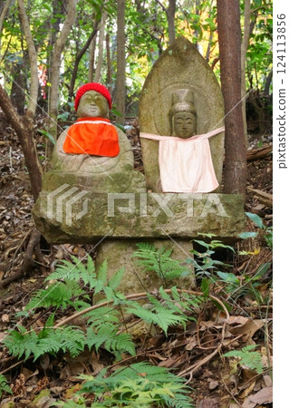Jizo in the woods - Tsugikao Kannon Jakkoin 124113856