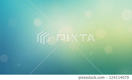 Grainy noise texture background with blue and green gradient and soft bokeh effect. Spring and summer theme Grainy noise texture background with blue and green gradient and soft bokeh effect. Spring and summer theme 124114079