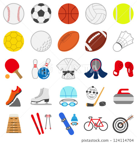 sport icon set 124114704