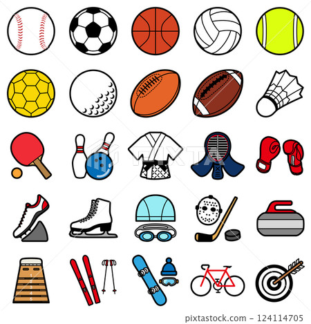 sport icon set 124114705