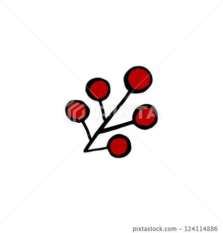 Textile template. Decorative folk element, decor 124114886