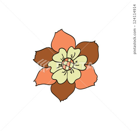 Textile template. Decorative folk element, decor Textile template. Decorative folk element, decor 124114914