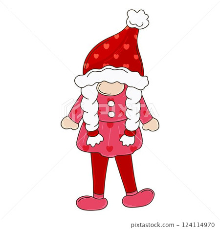 Element of home decor, scrapbooking. Christmas 124114970