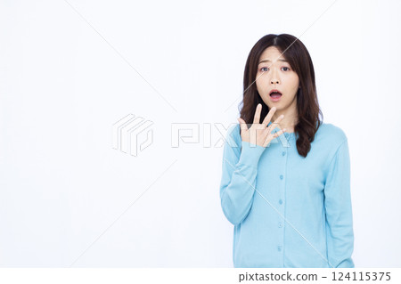 Surprised woman Surprised woman 124115375