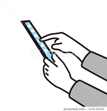 Tablet at hand 124116293