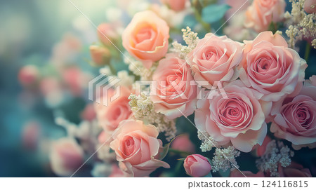 粉紅色花朵背景素材(生成式 AI) 粉紅色花朵背景素材(生成式 AI) 124116815