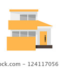 simple house icon 124117056