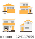 simple house icon 124117059