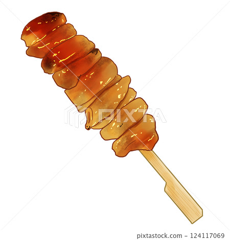 烤雞肉串 124117069