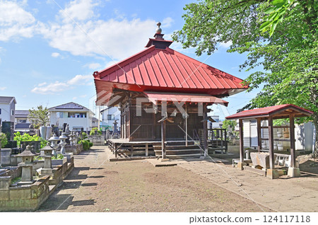 Walking around Annaka on the Nakasendo: Hachimoku Enmei Jizo Hall, Annaka, Ichihara City 124117118